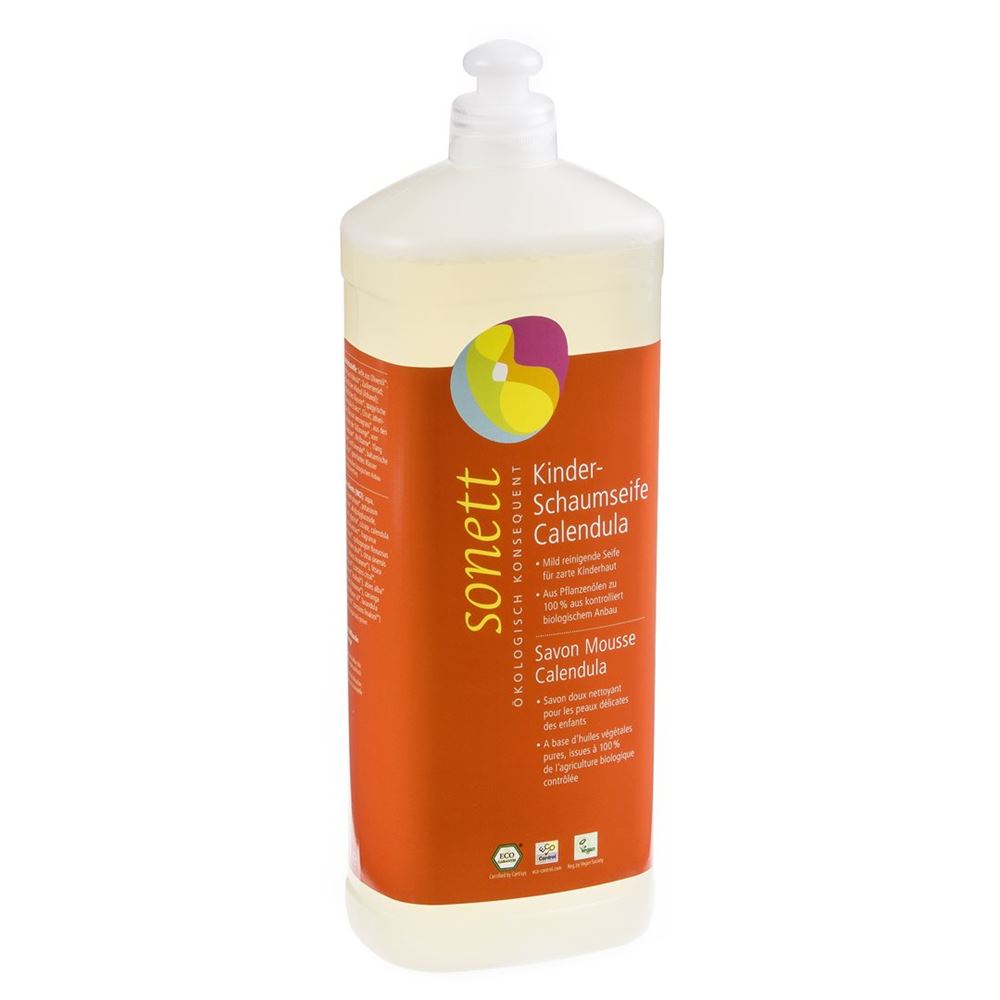 Sonett savon mousse calendula pour enfants recharge 1 lt