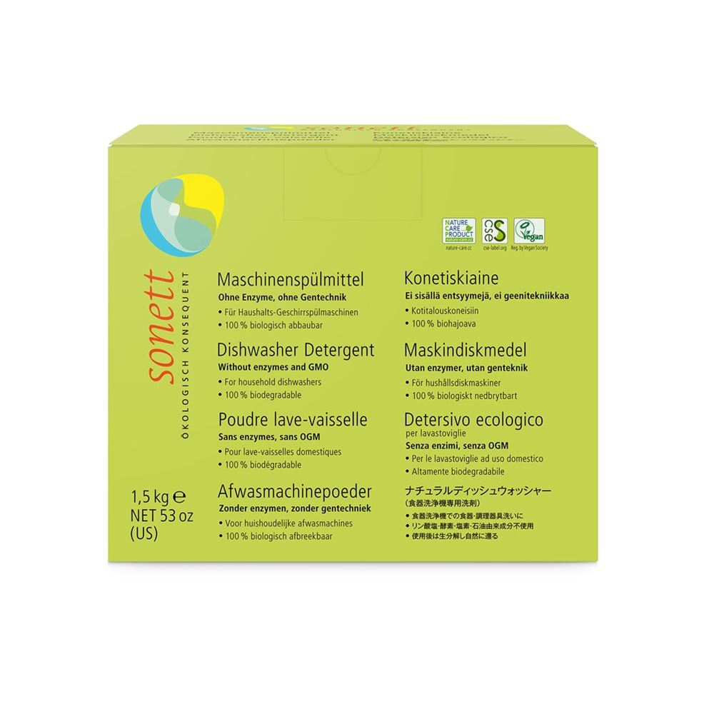 Sonett polvere per lavastoviglie 1,5 kg