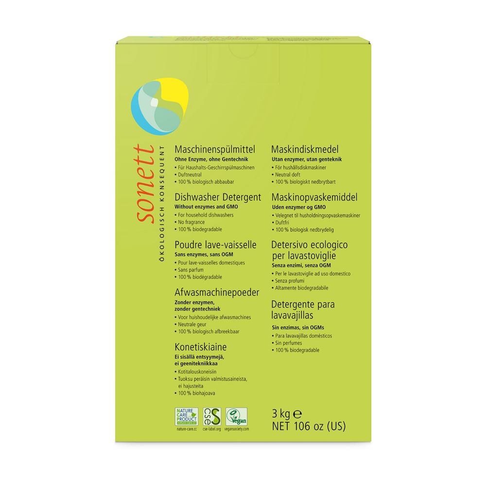 Sonett polvere lavastoviglie scatola 3 kg