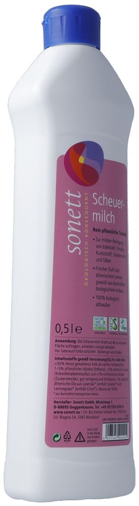 Sonett crema abrasiva flacone 500 ml
