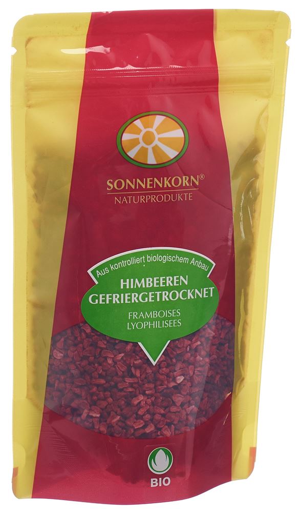 Image of Sonnenkorn Himbeeren gefriergetrocknet Bio Knospe 40 g