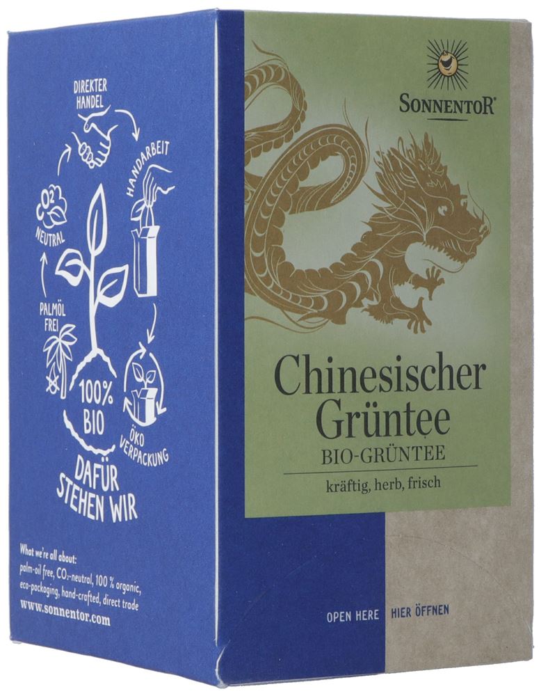 Image of Sonnentor Chinesischer Grüntee BIO Btl 18 Stk