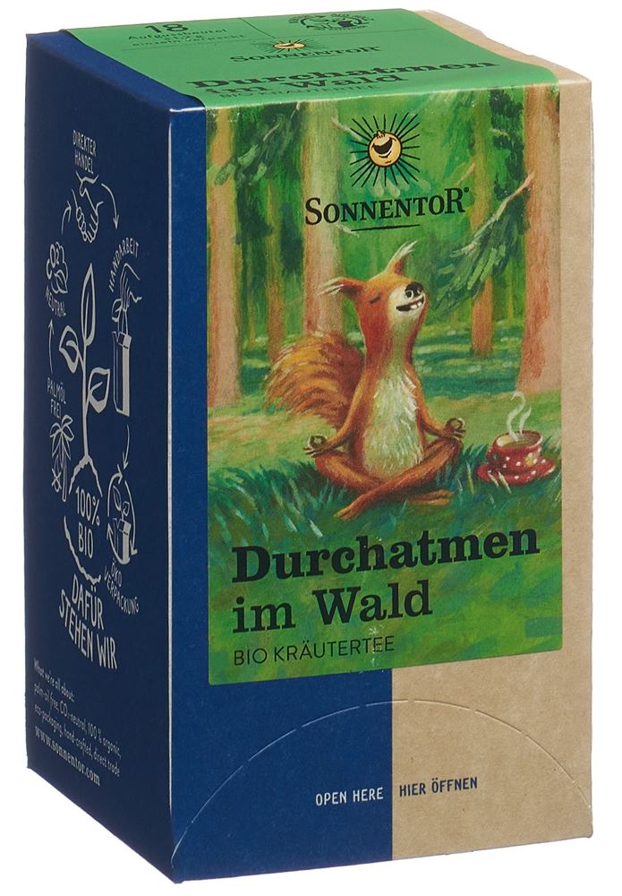Image of Sonnentor Durchatmen im Wald Tee BIO Btl 18 Stk
