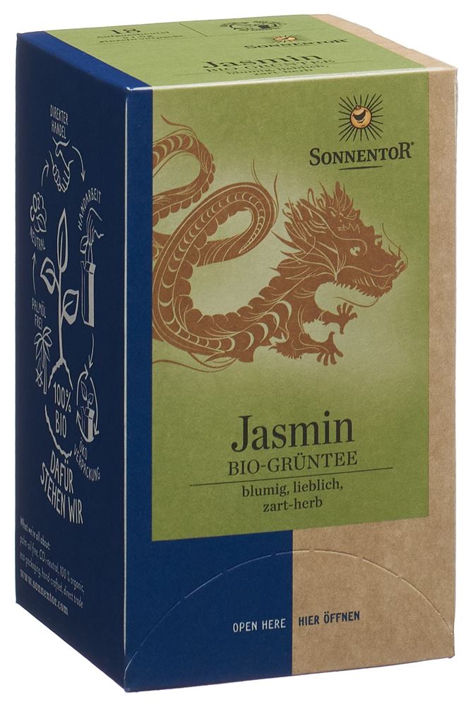 Image of Sonnentor Grüntee Jasmin BIO Btl 18 Stk