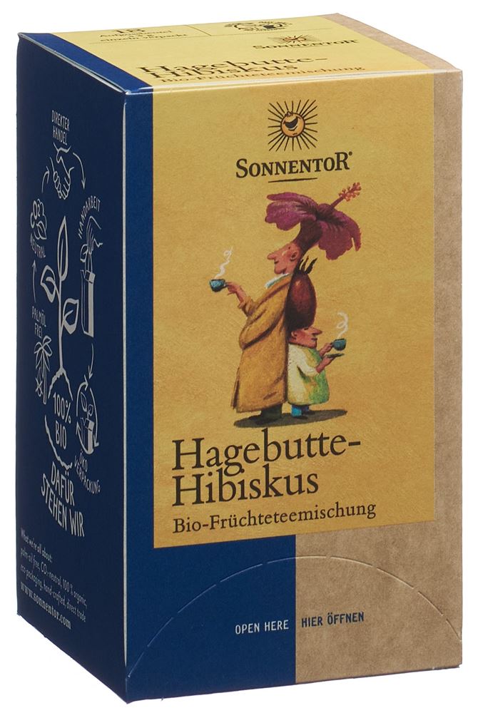Sonnentor Hagebutte Hibiskus Tee BIO 18 Btl 3 g