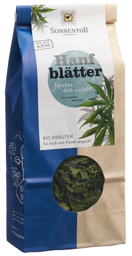 Sonnentor feuilles de chanvre tisane BIO sach 40 g