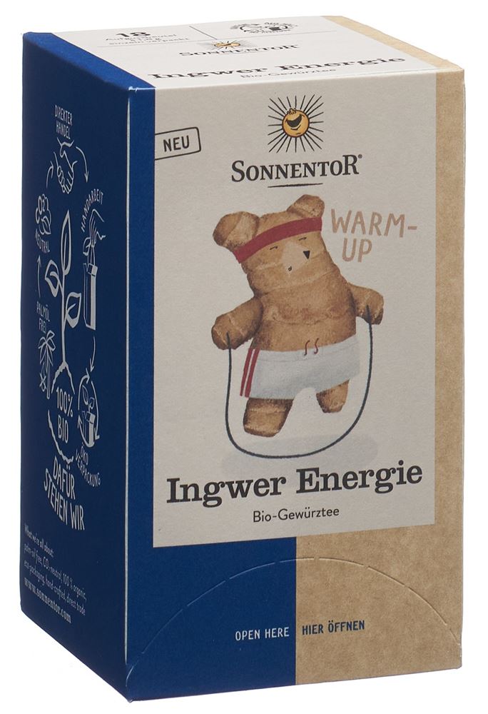 Image of Sonnentor Ingwer Energie Tee BIO Btl 18 Stk
