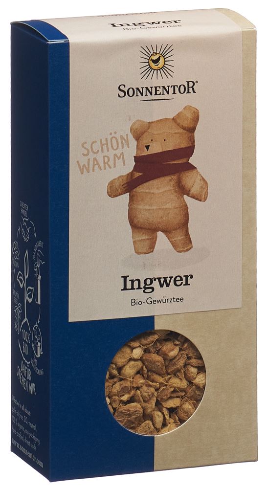 Image of Sonnentor Ingwer Gewürztee pur BIO 90 g