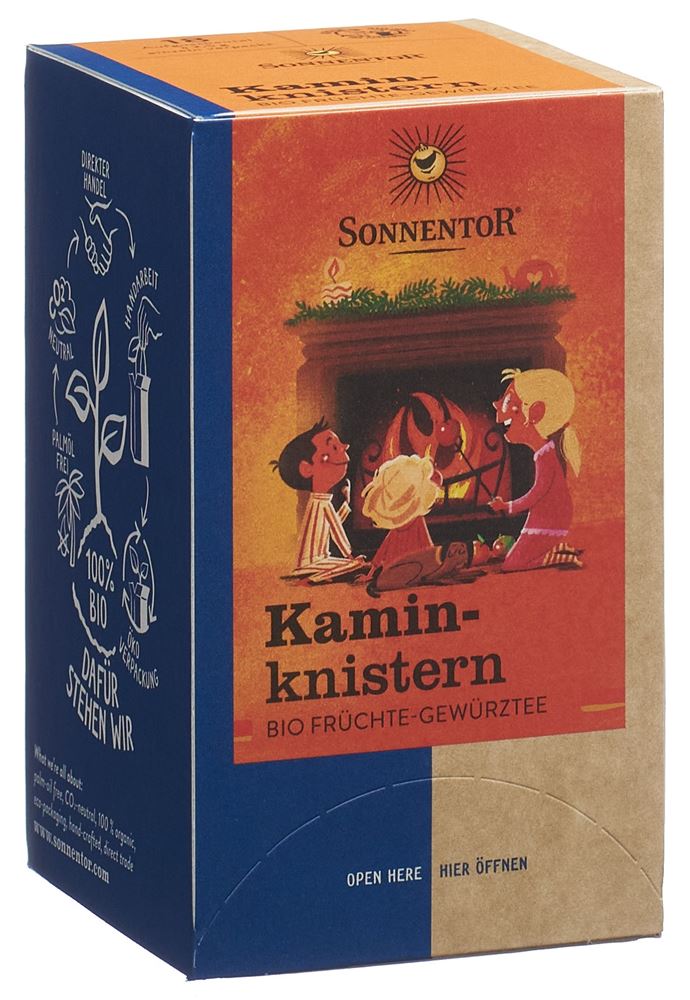 Image of Sonnentor Kaminknistern Tee BIO Btl 18 Stk