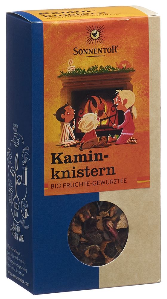 Image of Sonnentor Kaminknistern Tee offen BIO Btl 100 g