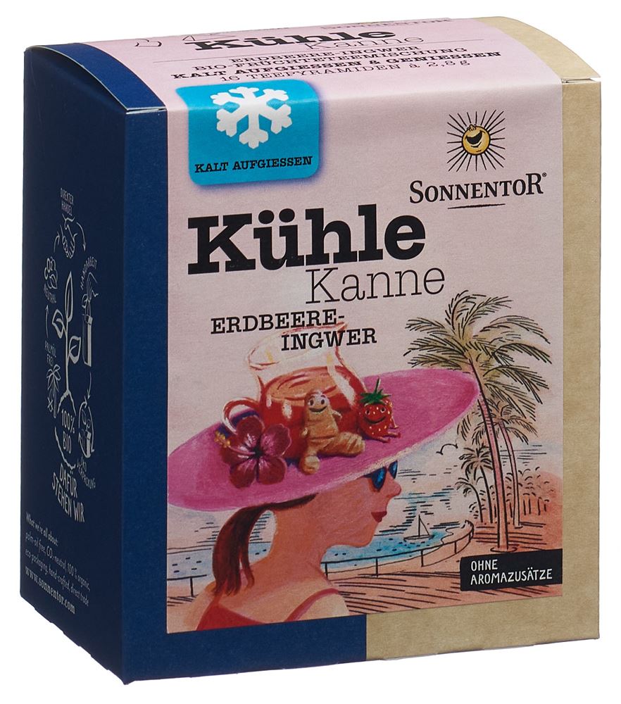Sonnentor - Kühle Kanne Erdbeer-Ingwer Tee