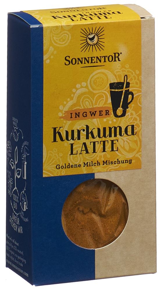 Sonnentor Curcuma-Latte Zenzero BIO bustina 60 g