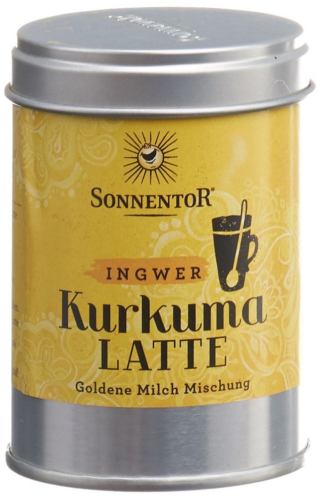 Sonnentor Curcuma-Latte Zenzero BIO scatola 60 g