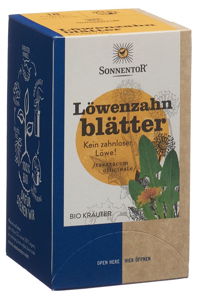 Sonnentor Löwenzahnblätter Tee BIO sach 18 pce