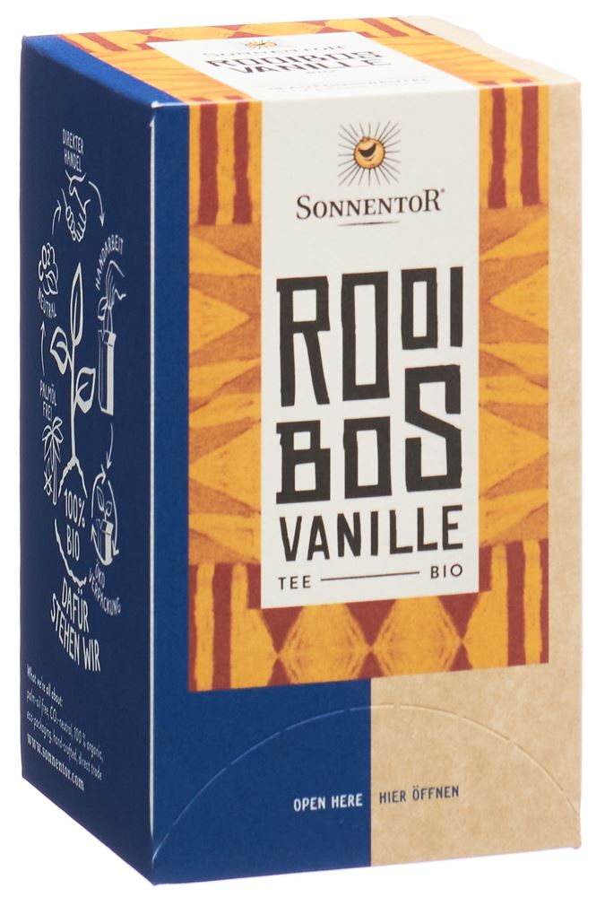 Image of Sonnentor Rooibos Vanille Tee BIO Btl 18 Stk