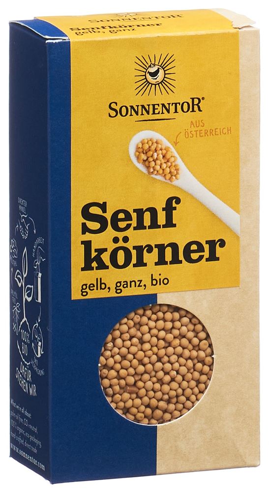 Sonnentor Senfkörner gelb ganz BIO Btl 120 g