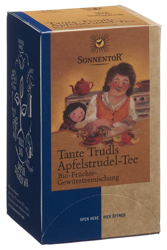 Sonnentor Tè BIO di zia Trudls Apfelstrudel bustine 18 pezzi