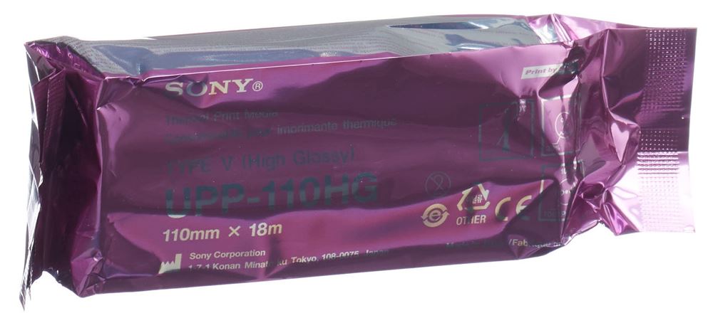 Sony papier print vidéo Upp-110Hg