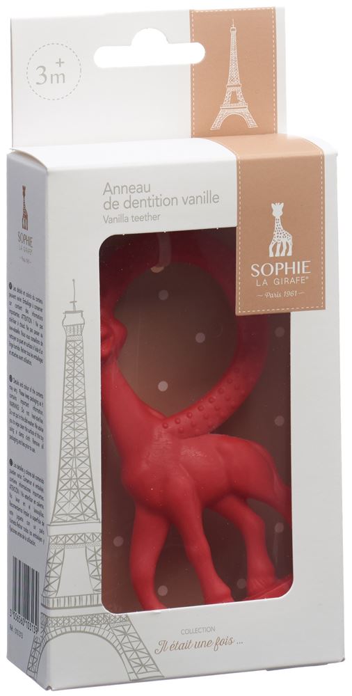 Sophie la girafe anello da dentizione vaniglia