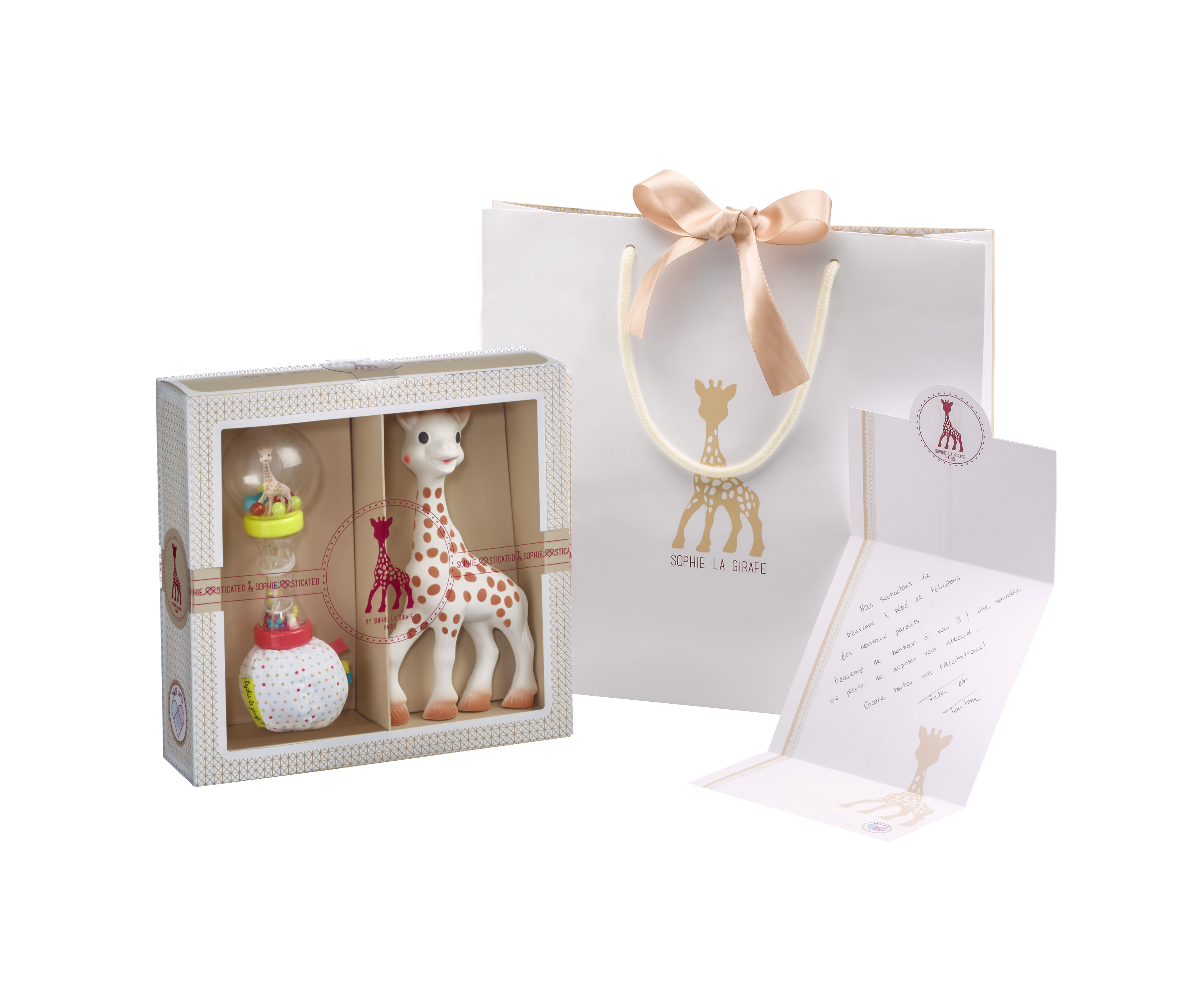 Sophie la girafe Geschenkbox Klassisch Set 4