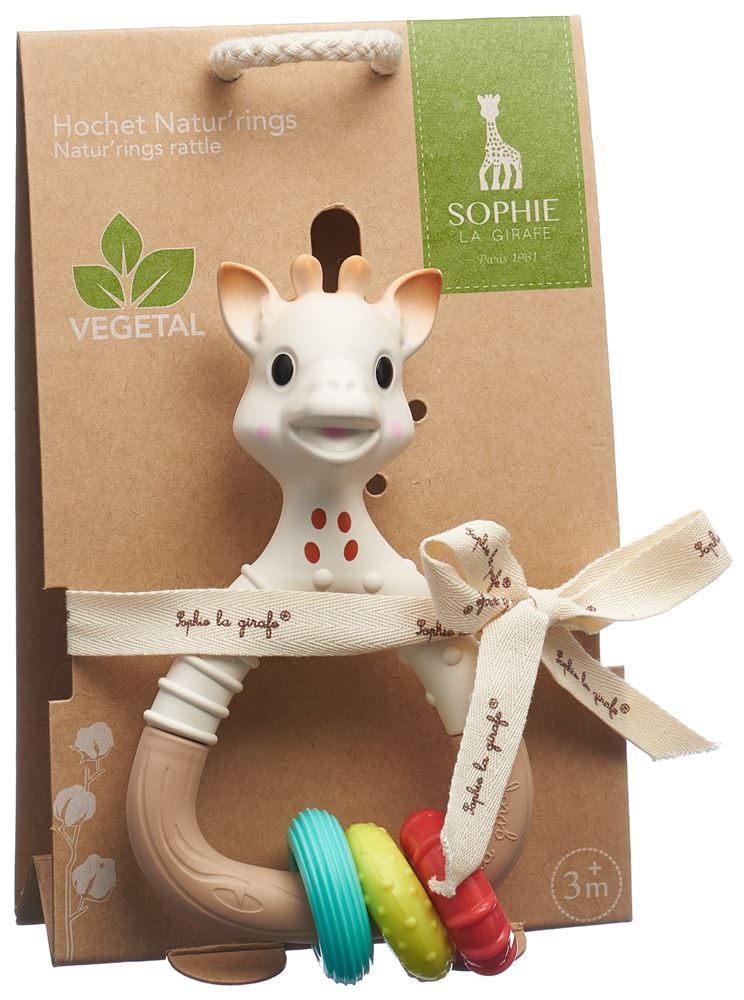 Sophie la girafe hochet natur'rings