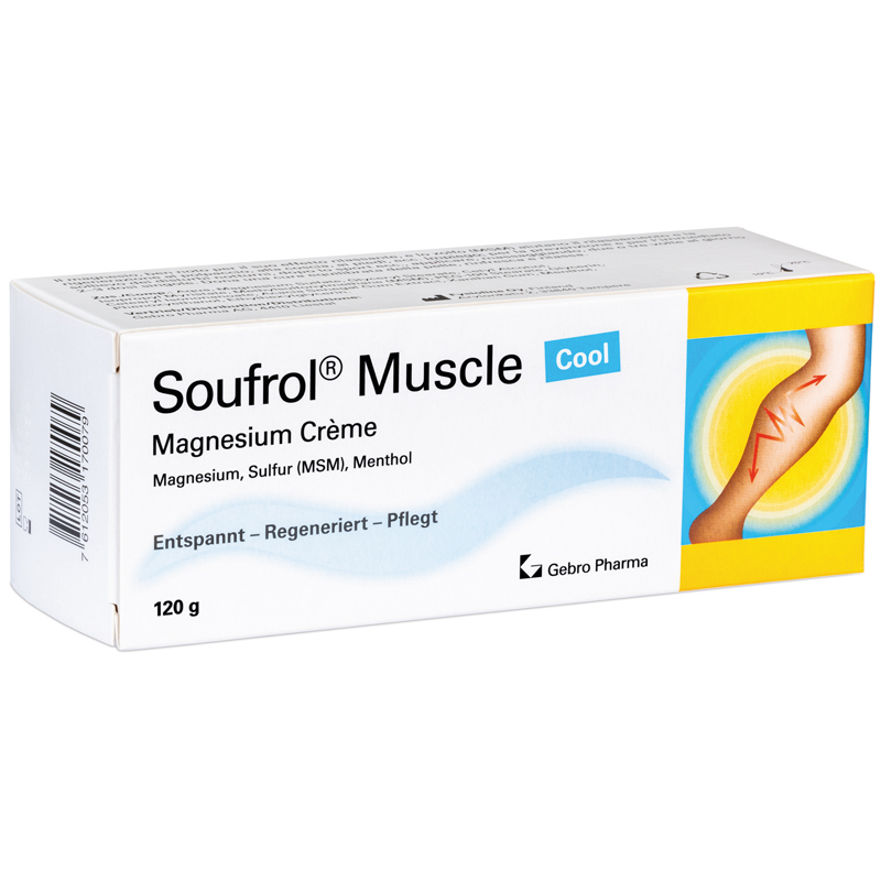 Image of Soufrol Muscle Magnesium Creme Cool Tb 120 g