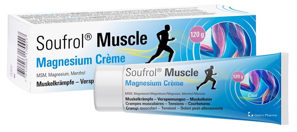 Soufrol Muscle Magnesium Creme Cool Tb 120 g