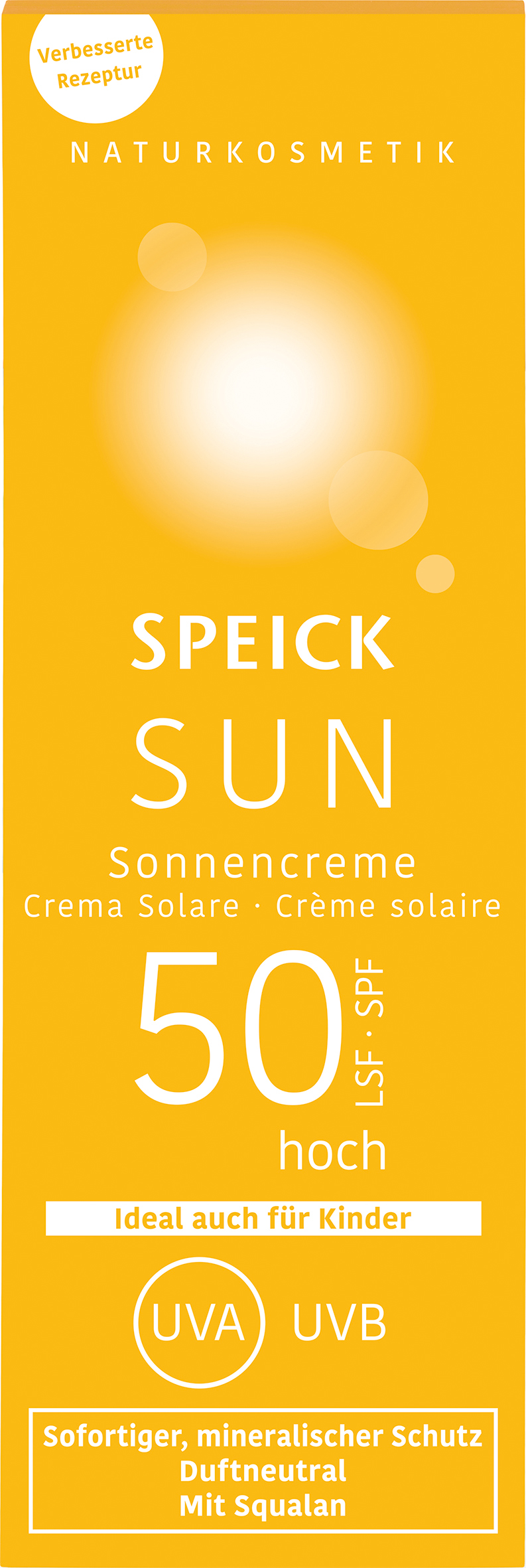 Image of Speick Sonnencreme Lsf50 Tb 60 ml