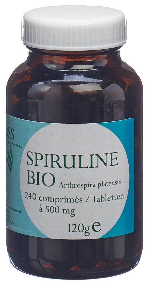 Spiruline comprimés 500 mg bio 240 pce