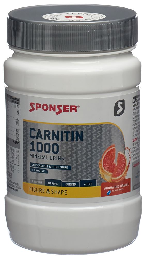 Image of Sponser Carnitin 1000 Plv Red Orange 400 g