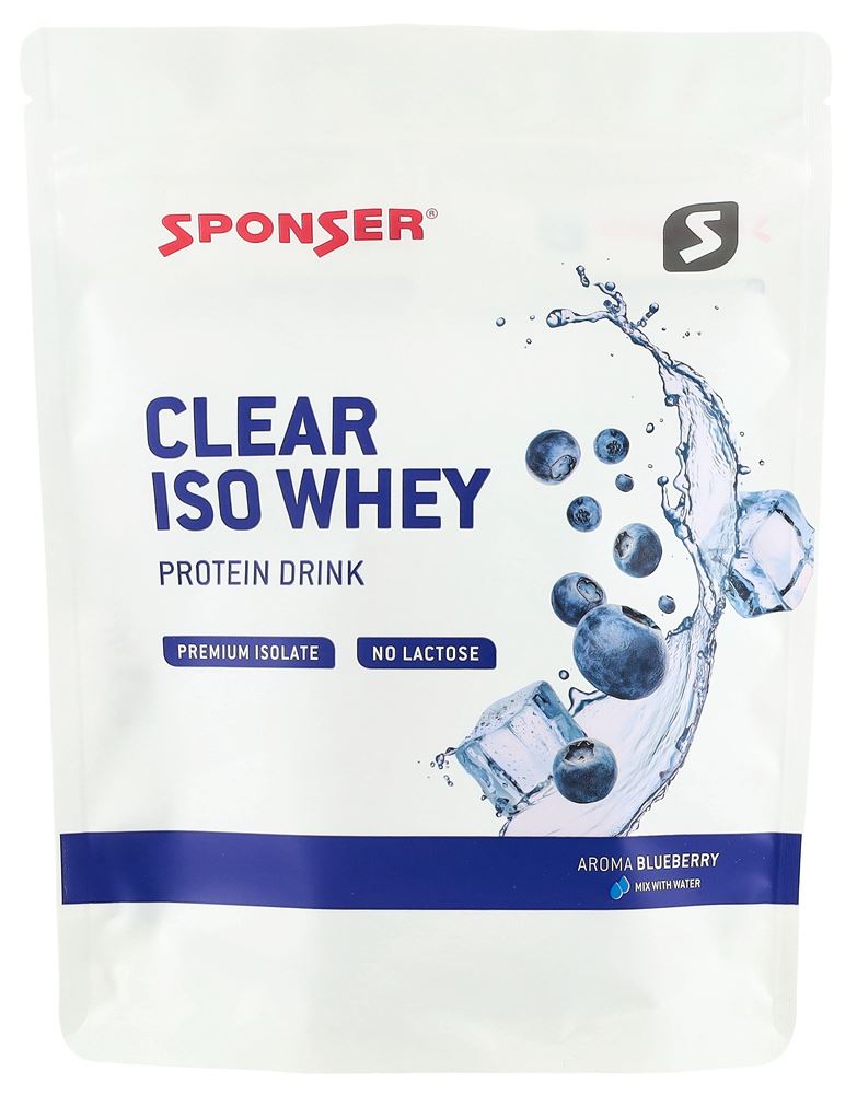 Sponser Clear Iso Whey Blueberry 450 g | Sportlerernährung | Ernährung & Sport