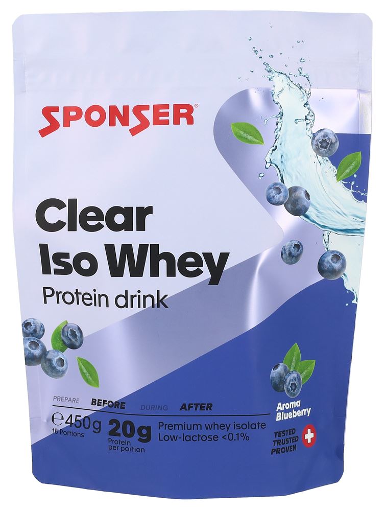 Sponser Clear Iso Whey Blueberry 450 g