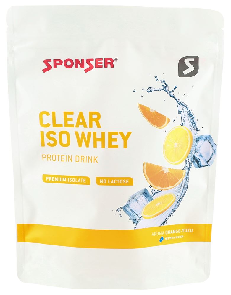 Sponser Clear Iso Whey Orange Yuzu 450 g | Sportlerernährung | Ernährung & Sport