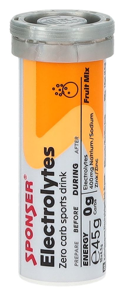 Sponser Electrolytes Tabs Fruit Mix 10 Stk