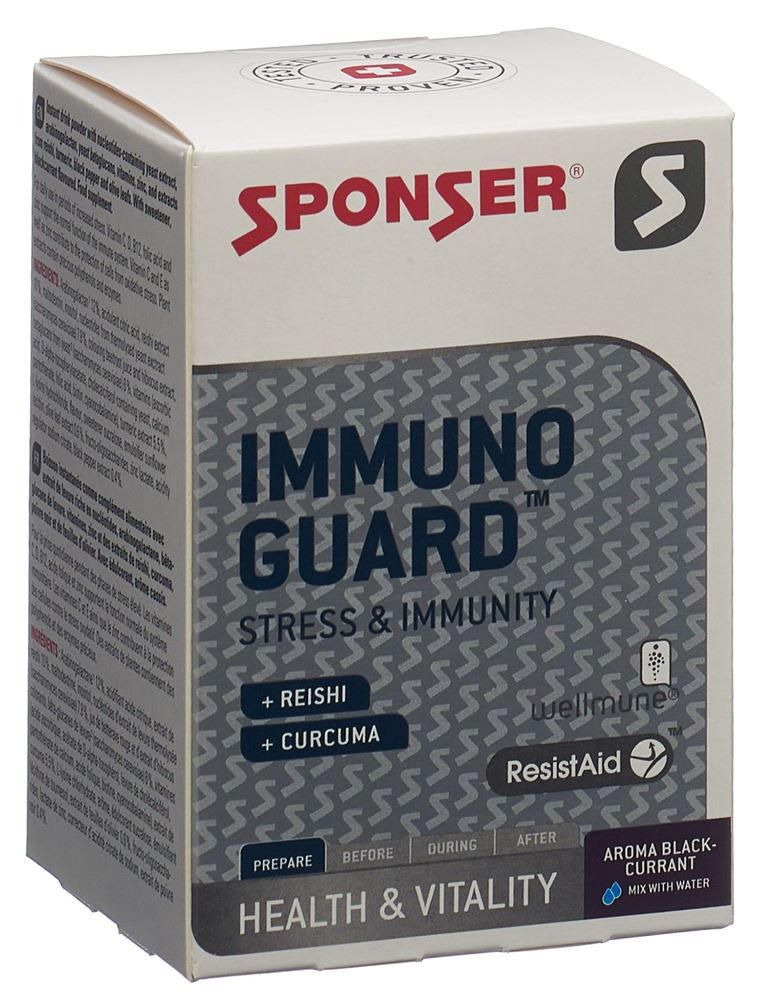 Image of Sponser Immunoguard Blackcurrant 10 x 4 g