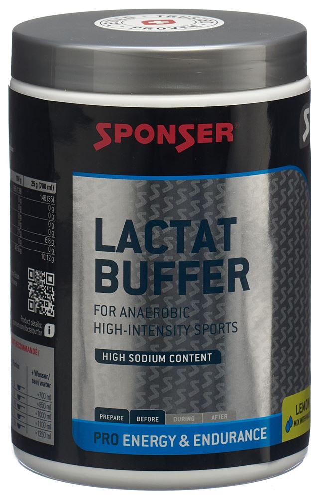 Sponser Lactat Buffer Lemon Ds 600 g | Sportlerernährung | Ernährung & Sport