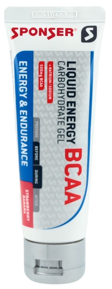Sponser Liquid Energy Bcaa Banana-Strawberry 70 g | Sportlerernährung | Ernährung & Sport