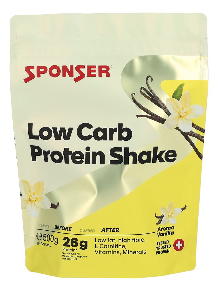 Sponser Low Carb Protein Shake Vanilla 500 g