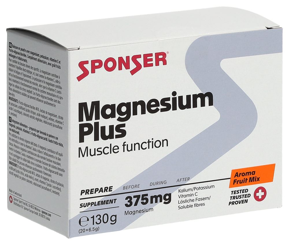 Magnesium Plus Fruit Mix 20 x 6.5 g Nahrungsergänzung