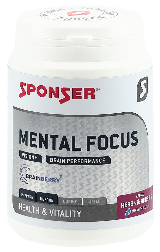 Sponser Mental Focus Herbs & Berries scatola 150 g