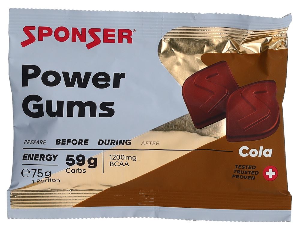 Sponser Power Gums Cola Btl 75 g