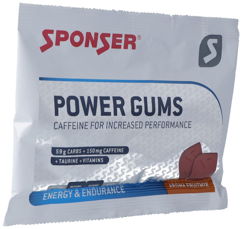 Sponser Power Gums Fruit Mix Btl 75 g
