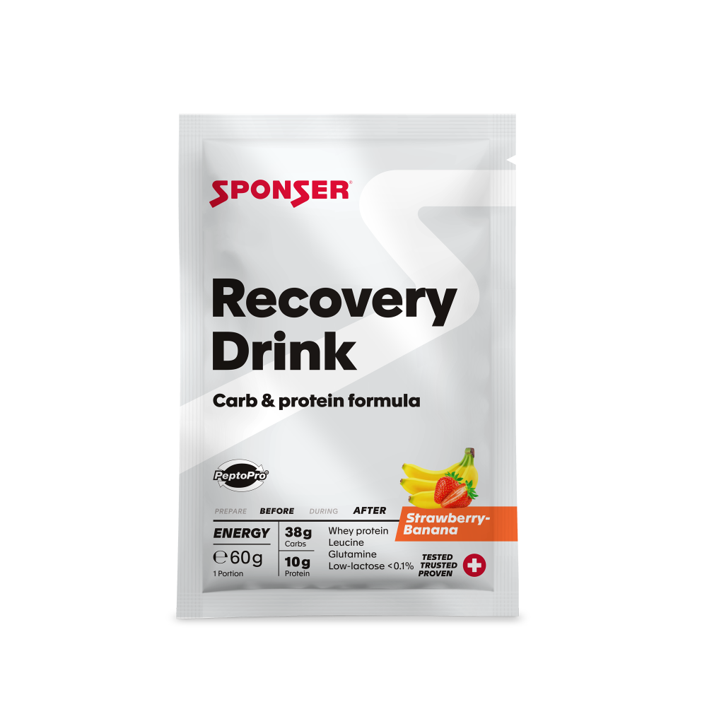 Image of Sponser Recovery Drink Strawberry-Banana Btl 60 g