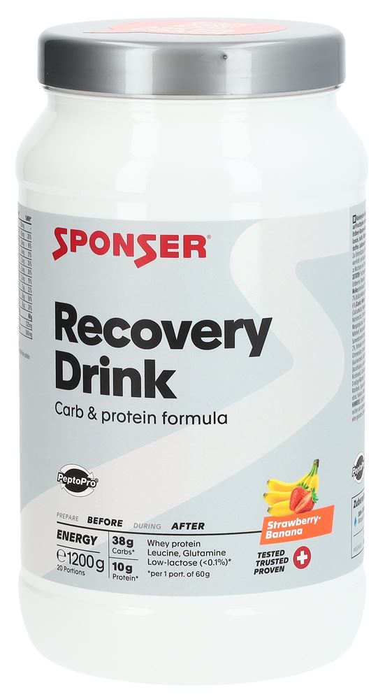 Recovery Drink Strawberry Banana 1200 g Getränkepulver