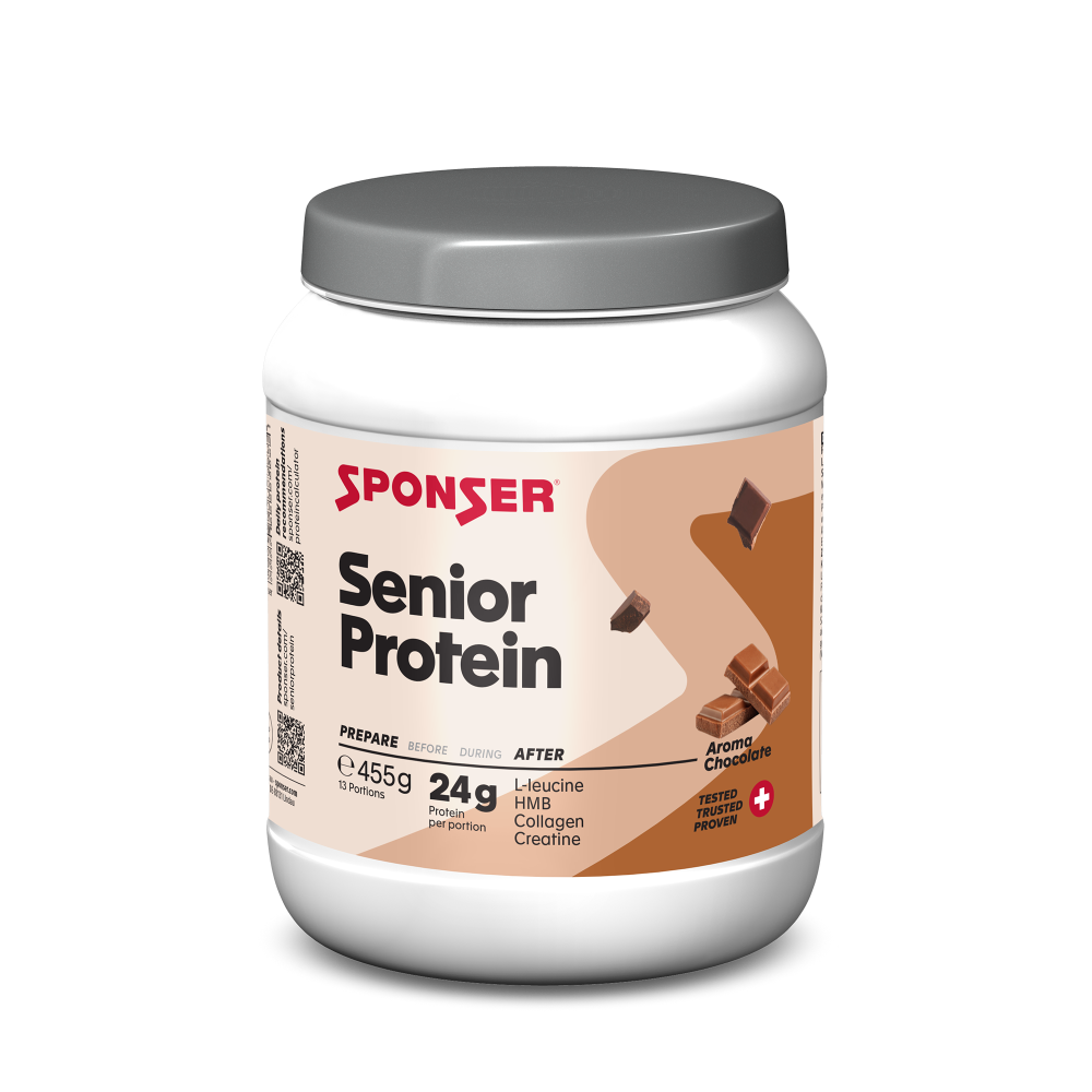 Image of Sponser Senior Protein Plv Chocolate Ds 455 g