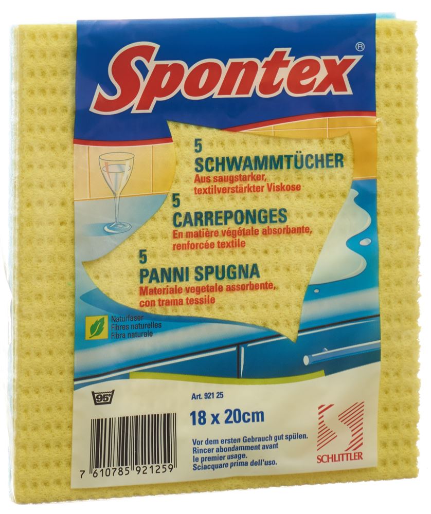 Spontex chiffons éponge 5 pièces