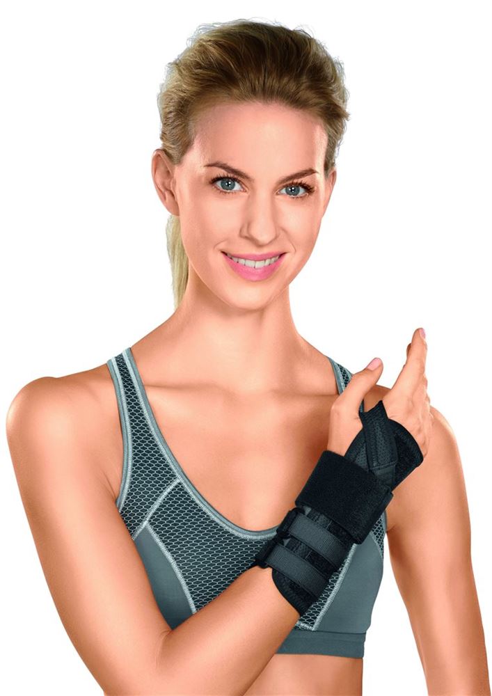 Image of Sporlastic Manu Hit L 18cm rechts schwarz