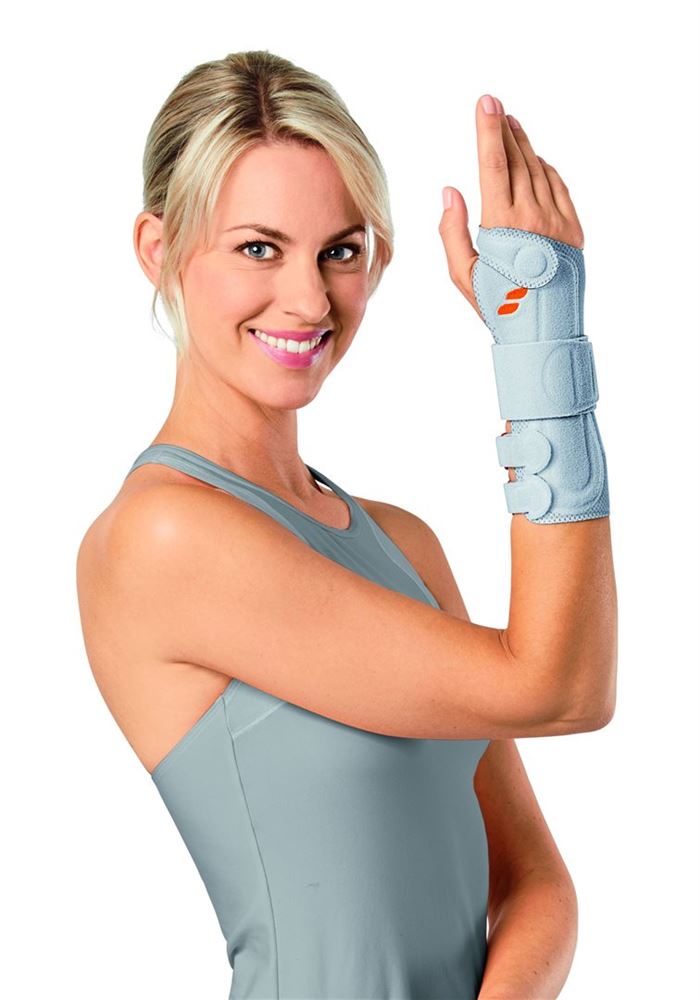 Image of Sporlastic Manu Hit S 18cm rechts platinum