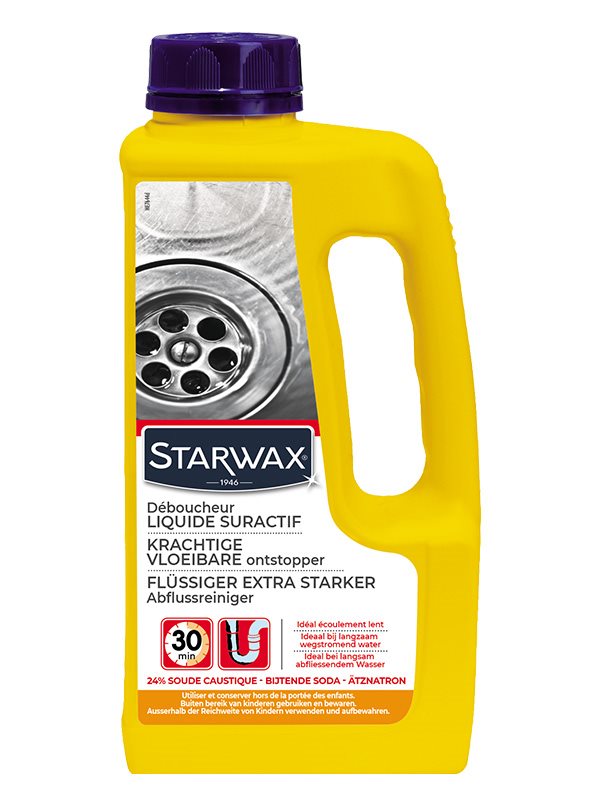 Starwax Flüssiger Abflussreiniger Rohrleitungen Fl 1 lt