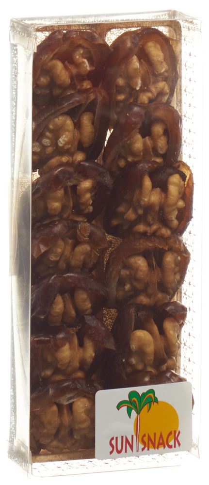 Sun Snack dattes avec noix en 2 rangées Pet 140 g